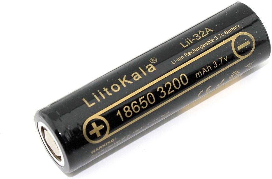 Аккумулятор 18650 Li-Ion LiitoKala Lii-32A 3200mAh (3.7B)