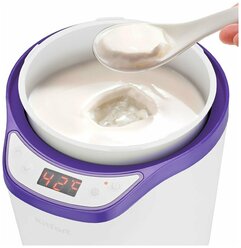 Йогуртница Kitfort КТ-2077-1 бело-фиолетовый
