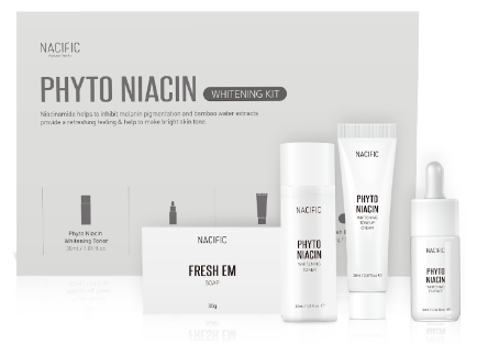 Набор уходовых средств осветляющий с ниацином Nacific Phyto Niacin Brightening Kit (30 мл/30 гр/20 мл10 мл)