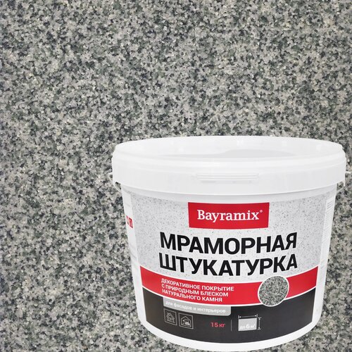 Мраморная Штукатурка Bayramix Ever Green K (Крупная) 15 кг Фракция 1,0-1,5 мм / Байрамикс