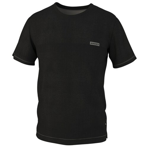 Быстросохнущая футболка унисекс Anomy Black Oyster, черный, размер XL