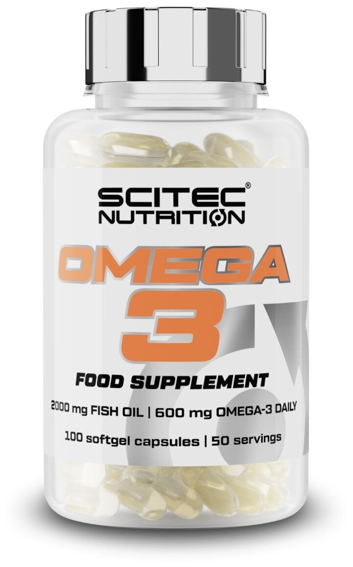 Scitec Nutrition Omega 3 (100 капс.), 210 г, 100 шт.