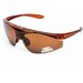 Солнцезащитные очки Premier fishing, кошачий глаз, оправа: пластик, складные, спортивные, поляризационные, с защитой от УФ, для мужчин, коричневый