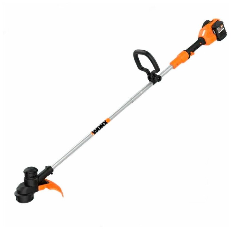 Триммер аккумуляторный WORX WG183E 40В, 33см, 2Ач х2, двойное ЗУ, коробка - фотография № 14