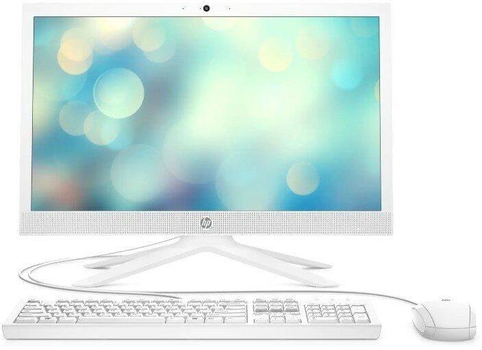 Моноблок HP 21-b1019ur AiO 20.7"/Ryzen 3 3250U/8Gb/1Tb/noDVD/Snow White/FreeDOS + USB KBD, USB MOUSE