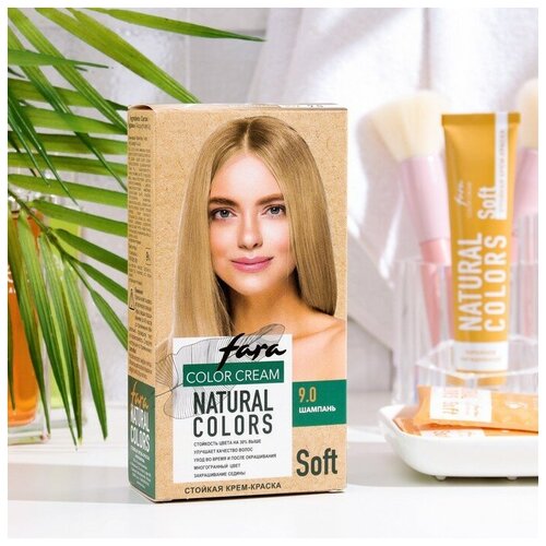 Краска для волос FARA Natural Colors Soft 352 шампань, 116 г