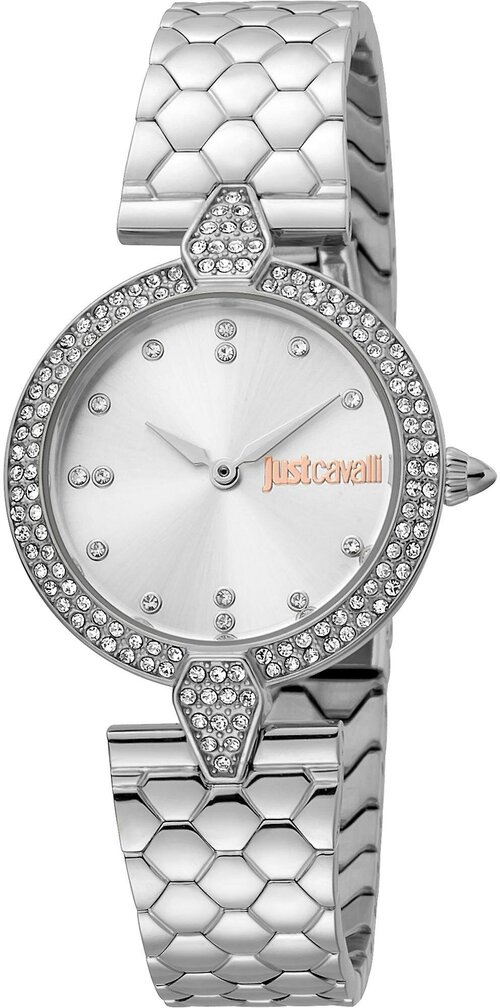 Наручные часы Just Cavalli Logo 62461, серебряный, белый