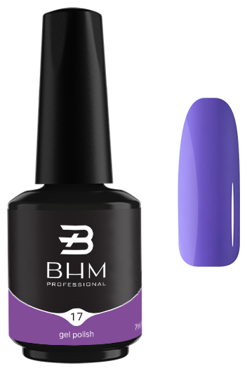 BHM Professional Гель-лак Gel Polish, 7 мл, №017 Bouquet of lilac