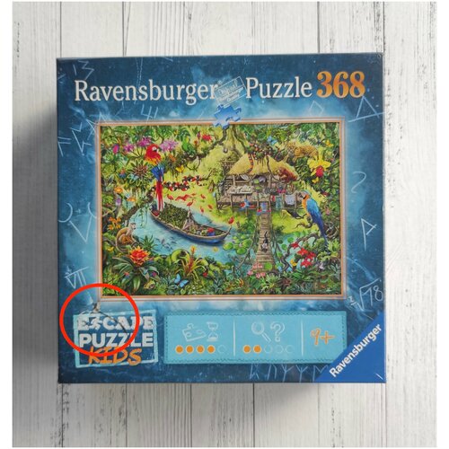 Уценка. Пазл - квест Ravensburger Детские джунгли 368 эл.