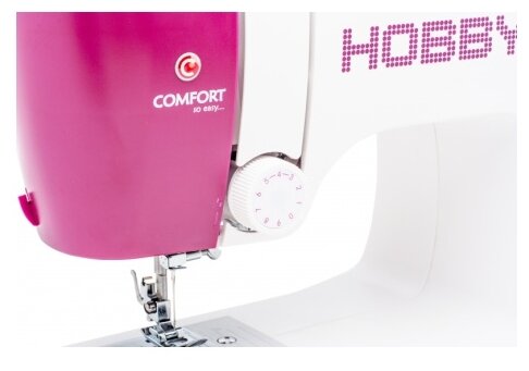 Швейная машина Comfort 120, белый/розовый - фотография № 4