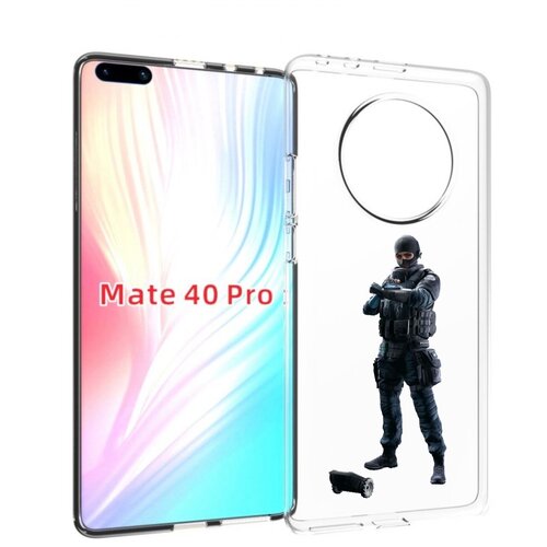 Чехол MyPads Tom-Clancy's-Rainbow-Six-1 для Huawei Mate 40 Pro (NOH-NX9) задняя-панель-накладка-бампер чехол mypads tom clancy s rainbow six 1 для huawei mate 40 pro plus задняя панель накладка бампер