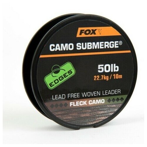 Лидкор без внутреннего сердечника Fox Edges Submerge Camo Leader 10m 40Lb