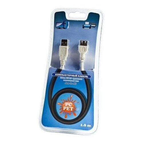 Кабель USB 2.0 PC PET Am-Af 1.8м