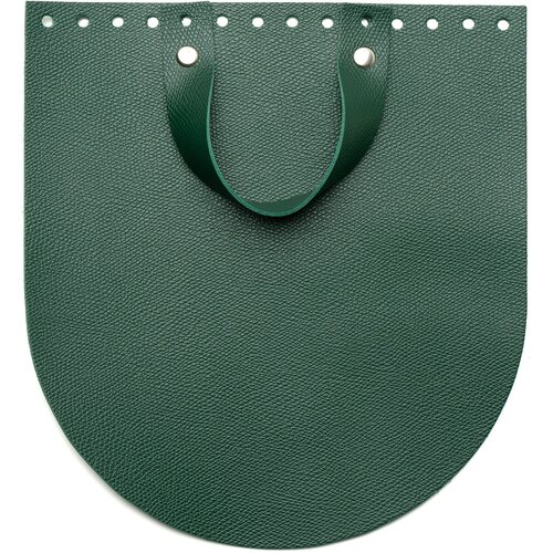 Крышка-клапан с ручкой для сумки или рюкзака. 20 х 22 см. Авокадо. 1 шт