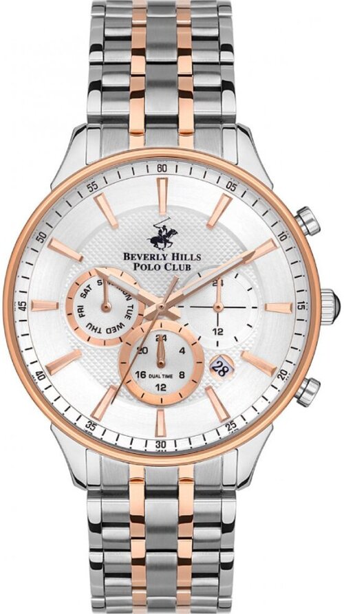 Наручные часы Beverly Hills Polo Club Наручные часы Beverly Hills Polo Club BP3346X.530, серебряный, белый