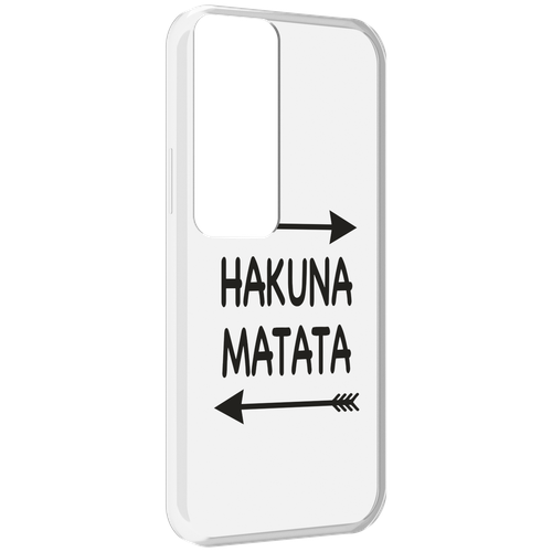 Чехол MyPads Hakuna-Matata для Tecno Pova Neo 2 задняя-панель-накладка-бампер
