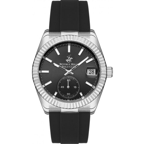 Наручные часы Beverly Hills Polo Club BP3325X.351, черный, серебряный