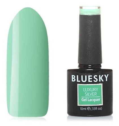 Bluesky, Гель-лак Luxury Silver №350