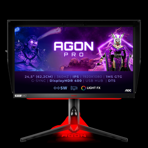 Buy AOC AGON Pro AG254FG 24.5″ 1920 x 1080 360Hz 1ms HDR G-Sync