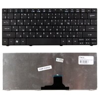 Клавиатура для ноутбука Acer Aspire 1810, 1830T, 1410, One 721, 722, 751 Series. Плоский Enter. Черная, без рамки. PN: NSK-AQ00R.