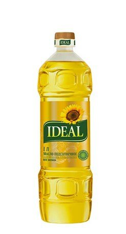 Ideal масло подсолнечное рафинированное, 1 л