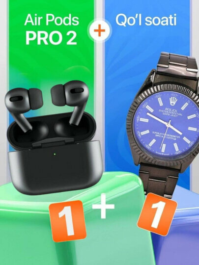 Беспроводные наушники airpods pro//Наушники/airpods, iPhone и Android 1+1