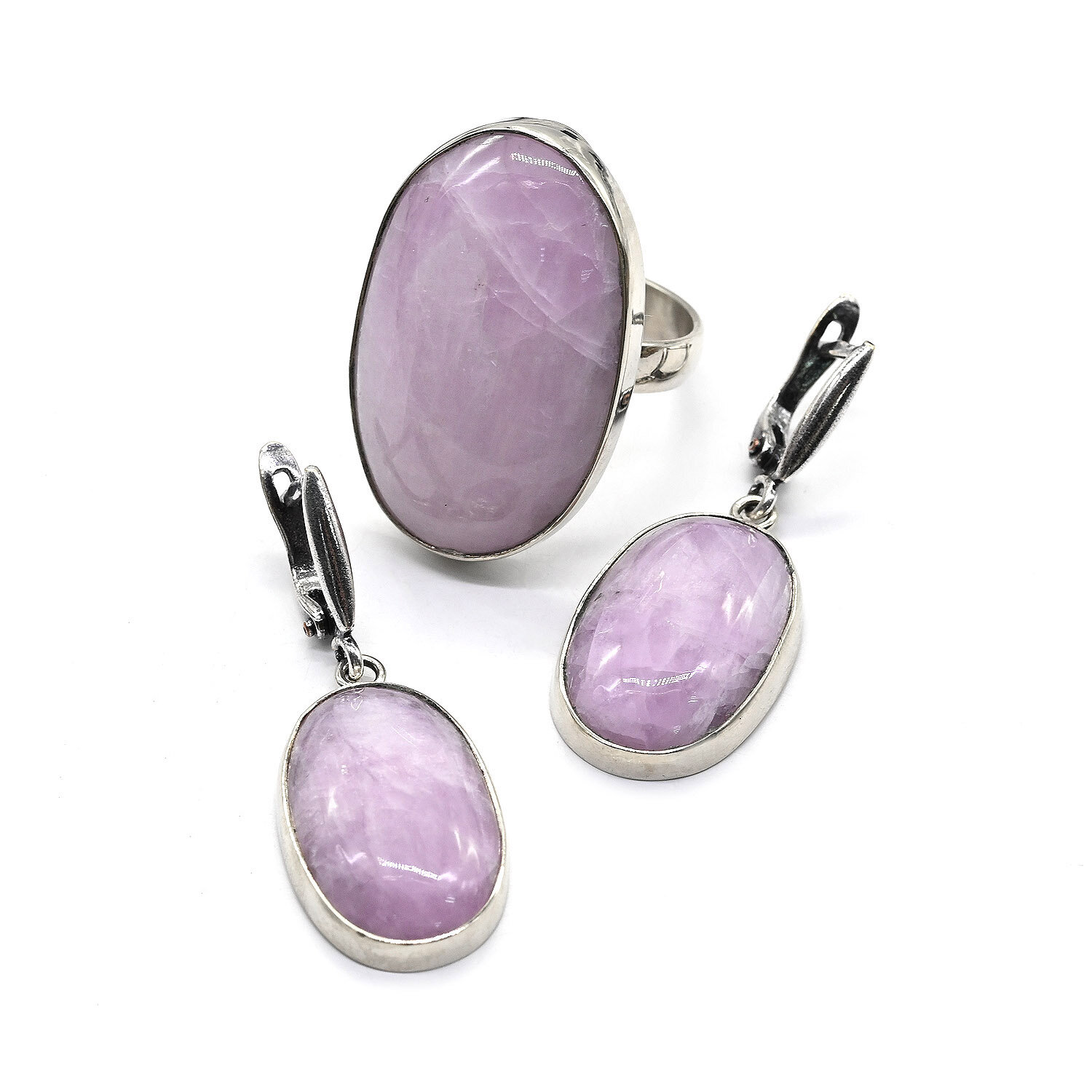 Комплект бижутерии, кунцит