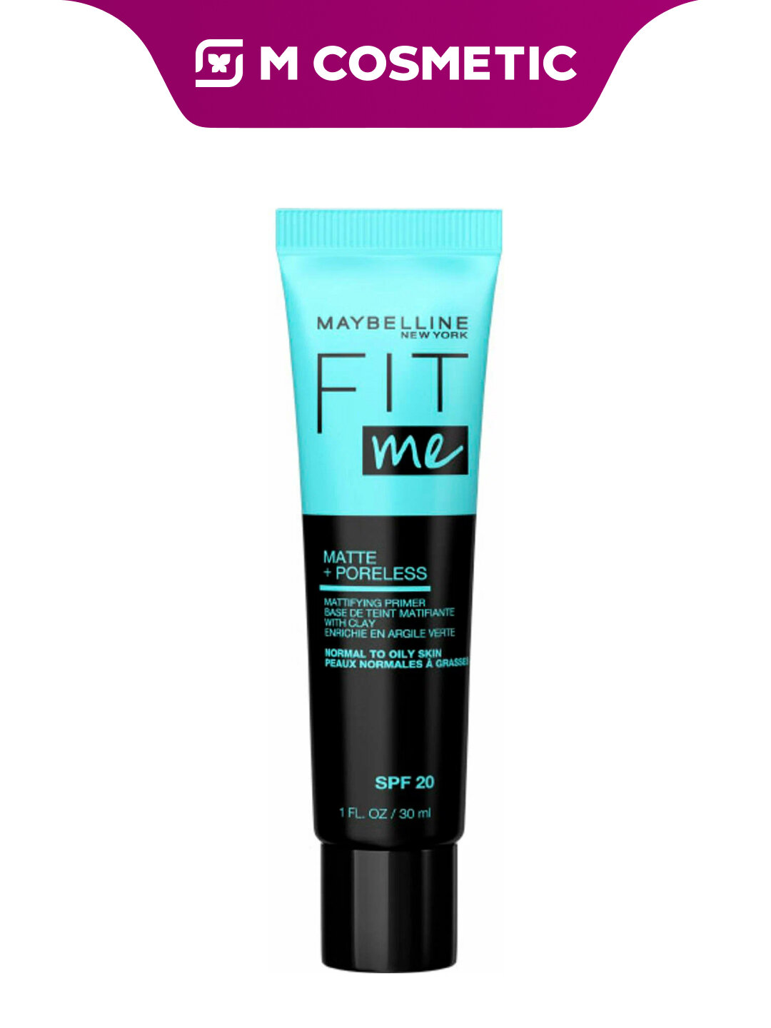 Праймер Maybelline "Fit Me", матирующий, для жирной кожи, 30 мл