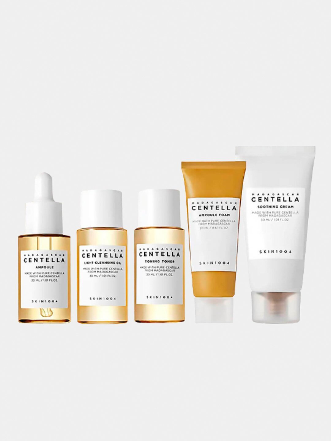 Набор для ухода за кожей Skin1004 Madagascar Centella Travel Kit, мини формат — фото 1