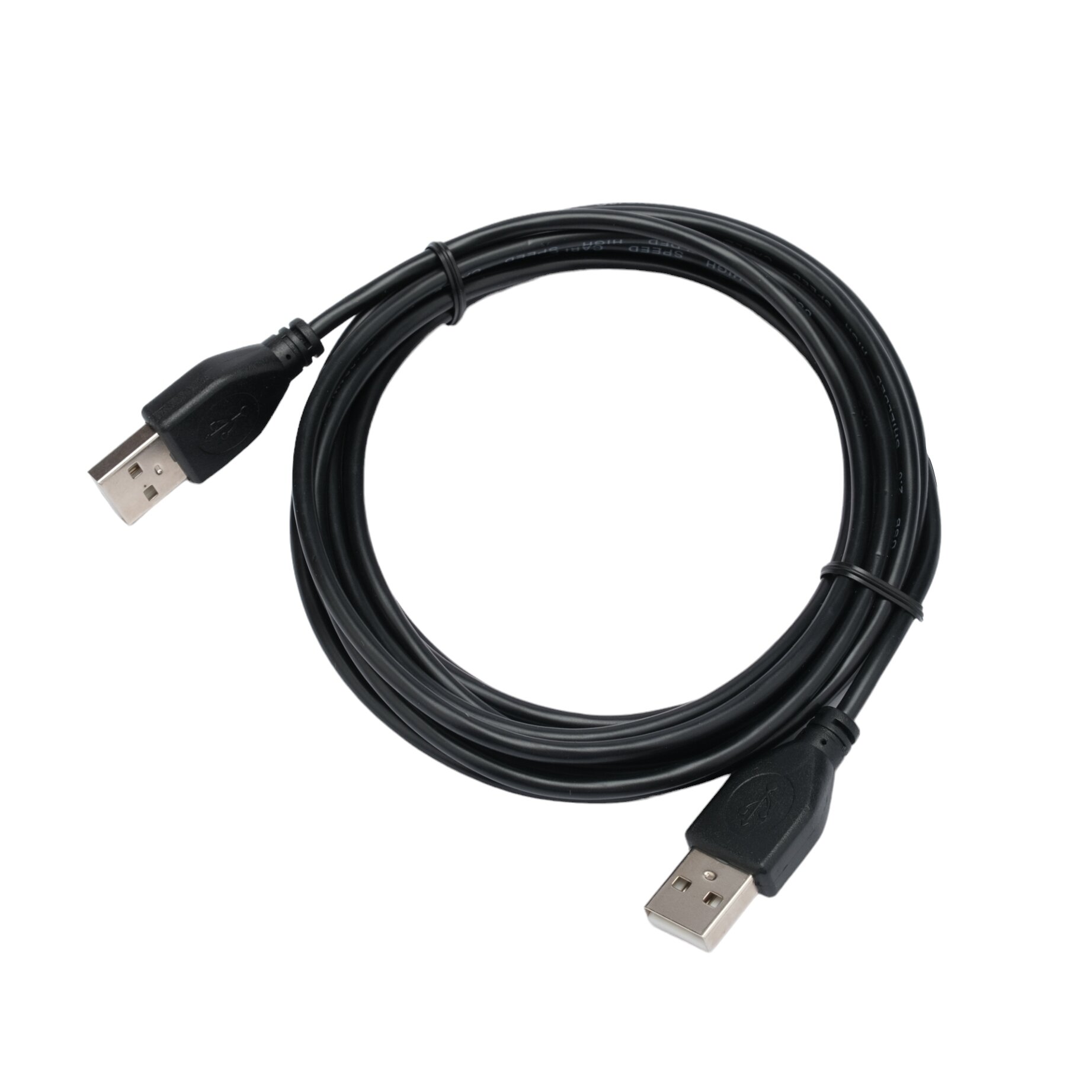 Кабель USB2.0 Cablexpert CC-USB2-AMAM-3M, AM/AM, экран, 28/26AWG, медь, Pro, 3м, черный, пакет
