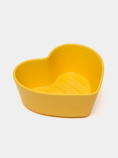 Форма для десертов GOLD "HAPPY KITCHEN", керамика, сердечки, 2 шт — фото 1