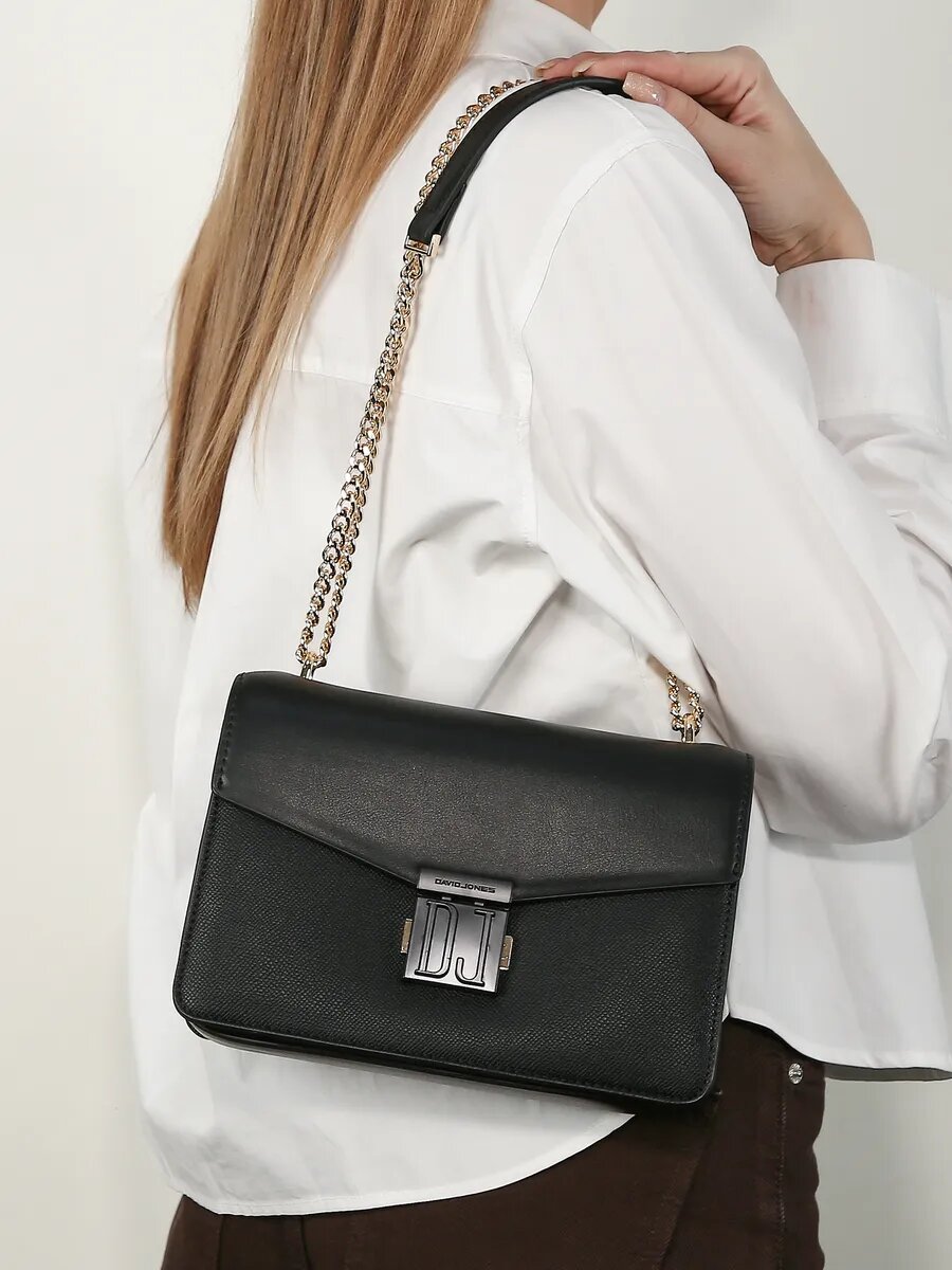 Сумка кросс-боди DAVID JONES, черный — фото 1