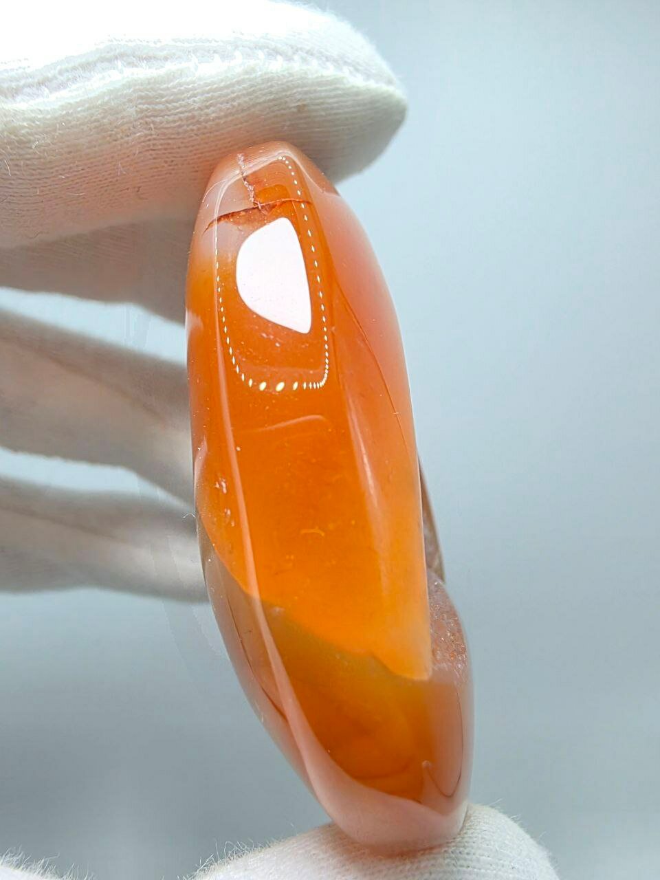 Сердолик с жеодой 61 мм, 70 г. — фото 1