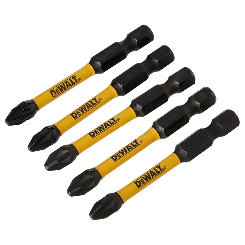 Набор бит DeWALT "EXTREME" PZ2 57мм 5шт. DT7391T-QZ