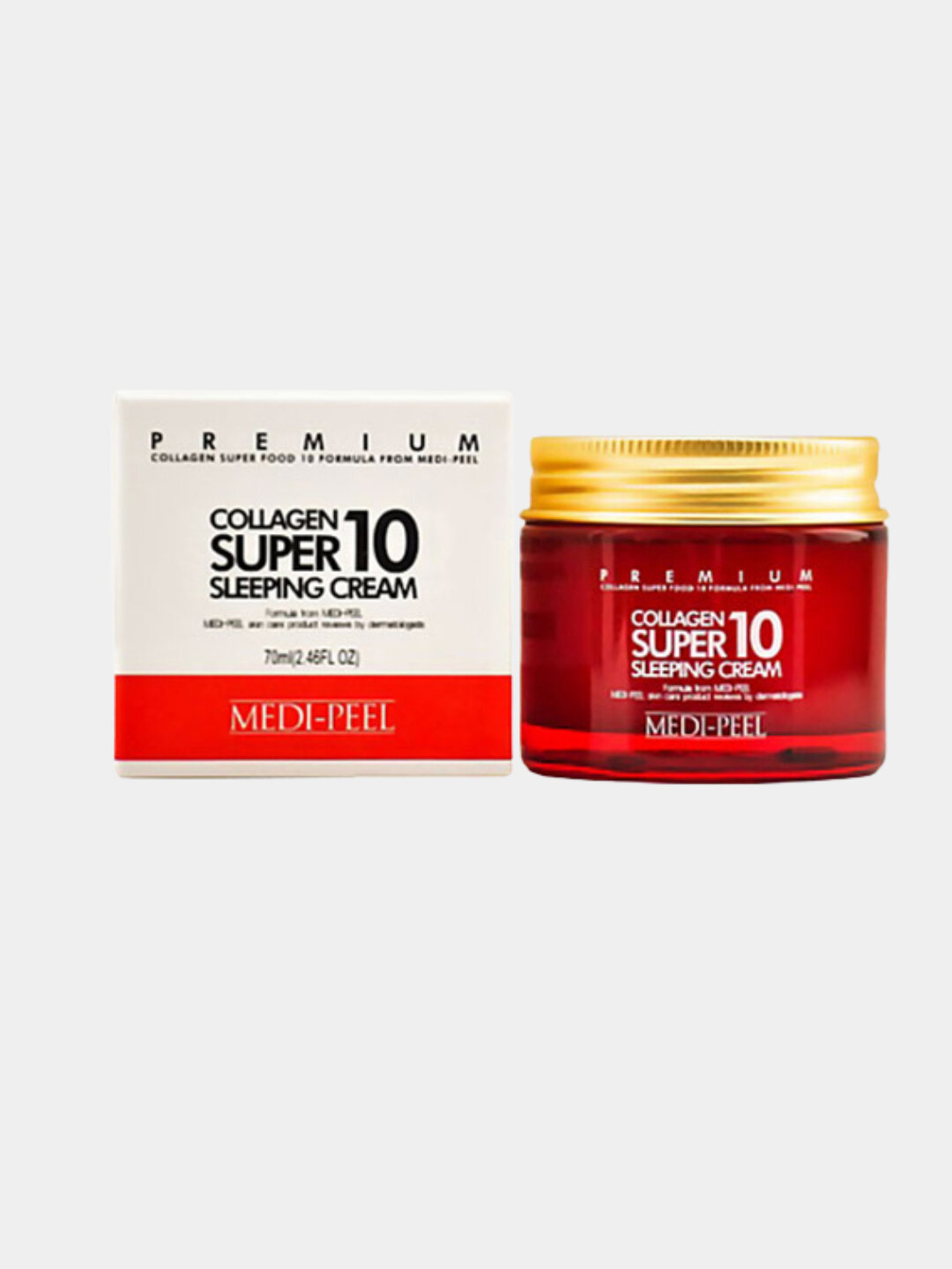 Омолаживающий ночной крем Medi-Peel Collagen Super10 Sleeping Cream, с коллагеном, 70 мл