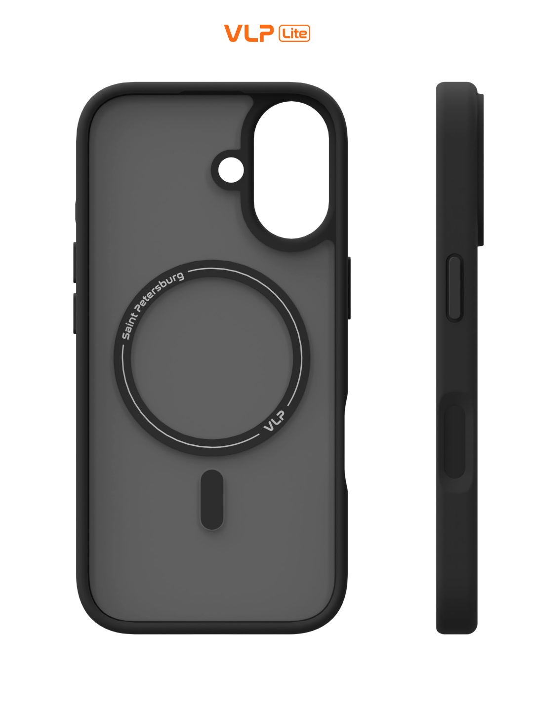 Чехол защитный VLP LITE Bloom Case с MagSafe для iPhone 17, черный — фото 1