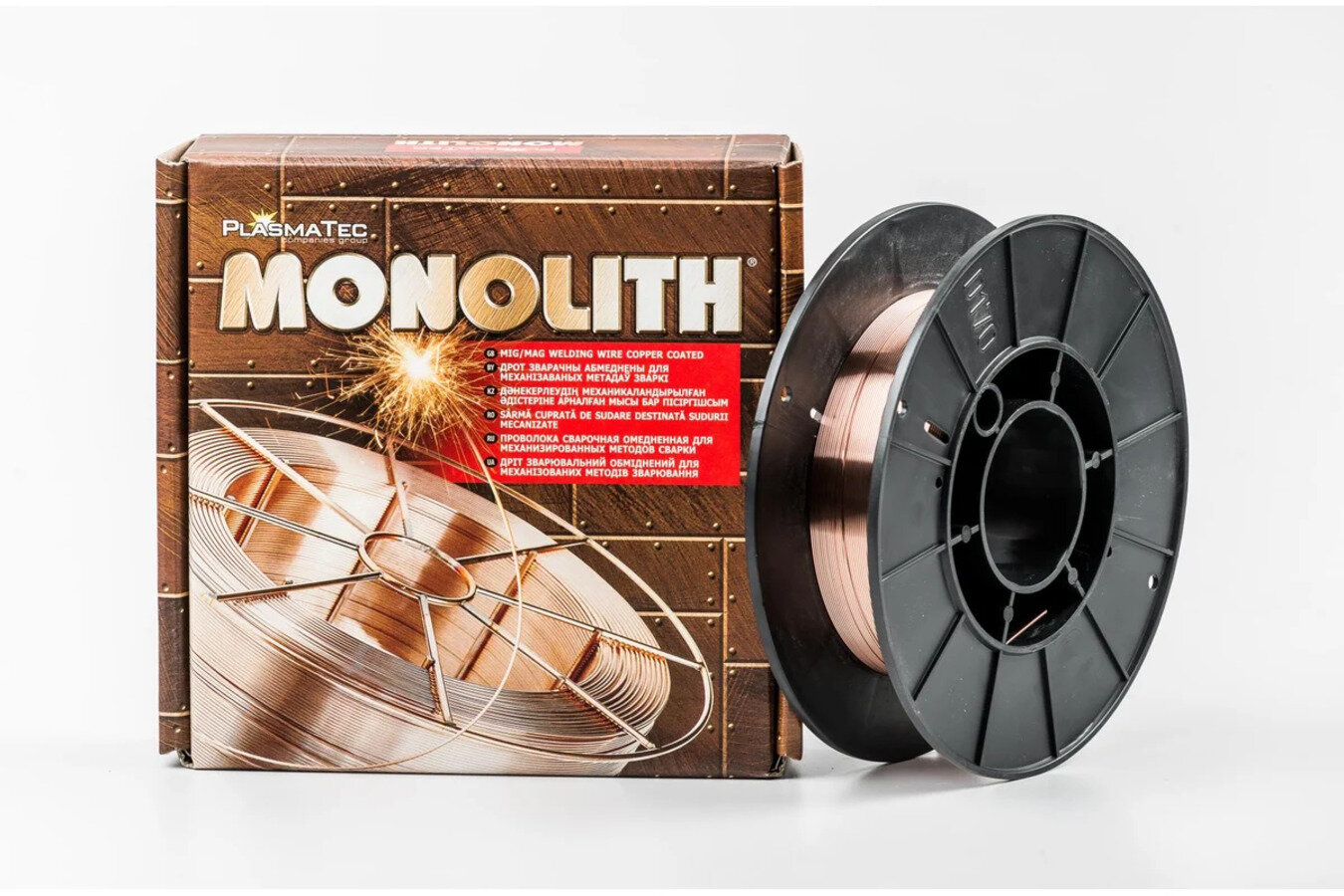 Проволока сварочная омедненная d - 0.8мм G4Si1 (Св-08Г2С) 1,0 кг