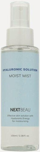 Изображение товара NEXTBEAU Увлажняющий мист для увлажнения лица, шеи и зоны декольте с гиалуроновой кислотой, корейская косметика. 100мл