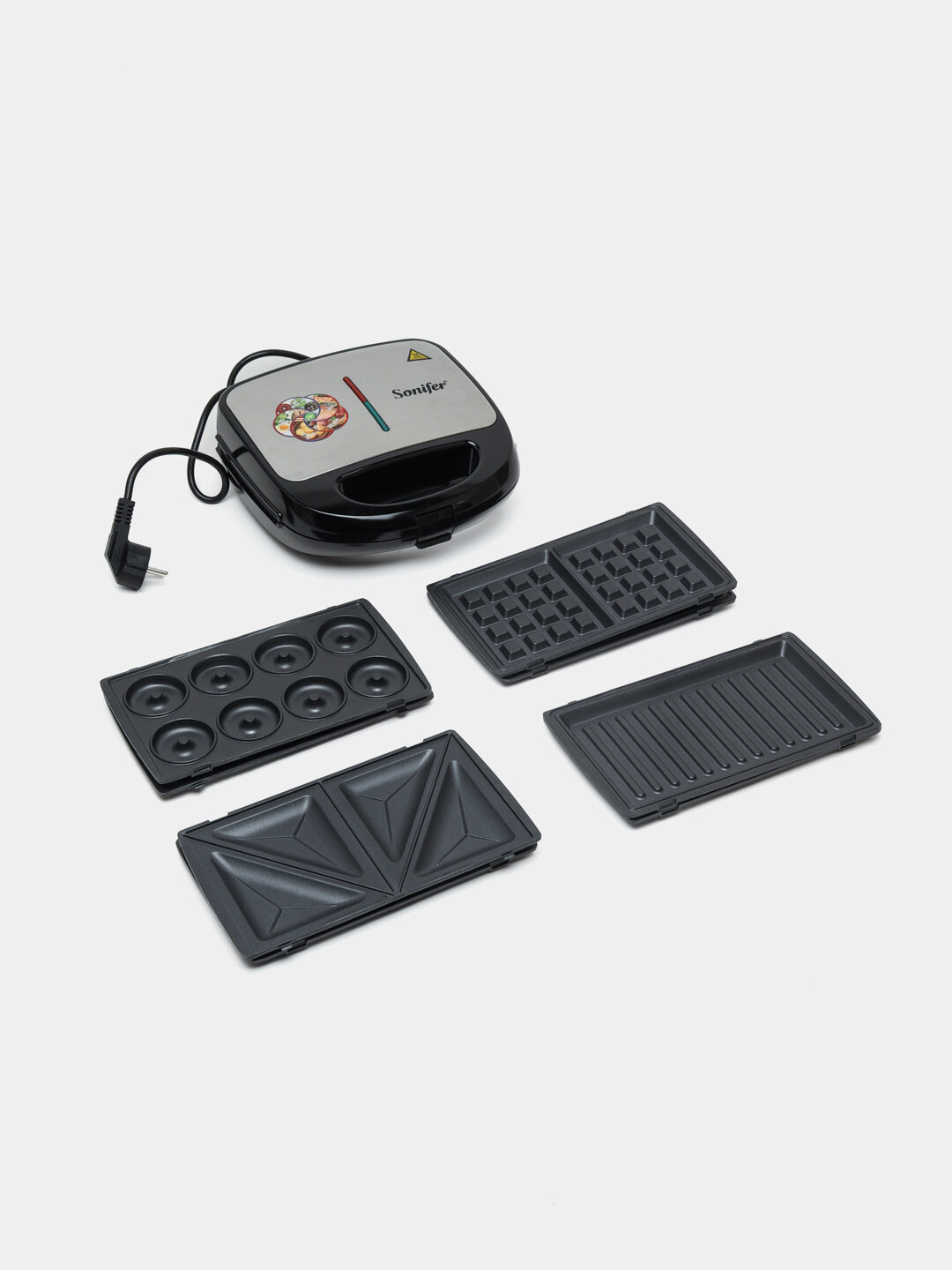 Sonifer SF-6154 Многофункциональная Электрическая Сэндвичница / Вафельница 5-в-1