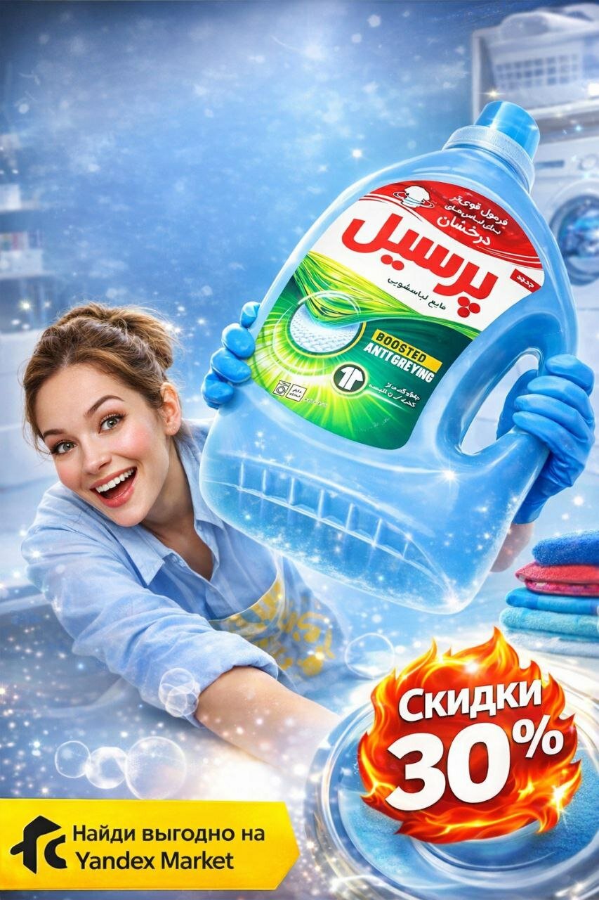 Гель для стирки 2.7 л, для цветного и белого белья, ароматизированный