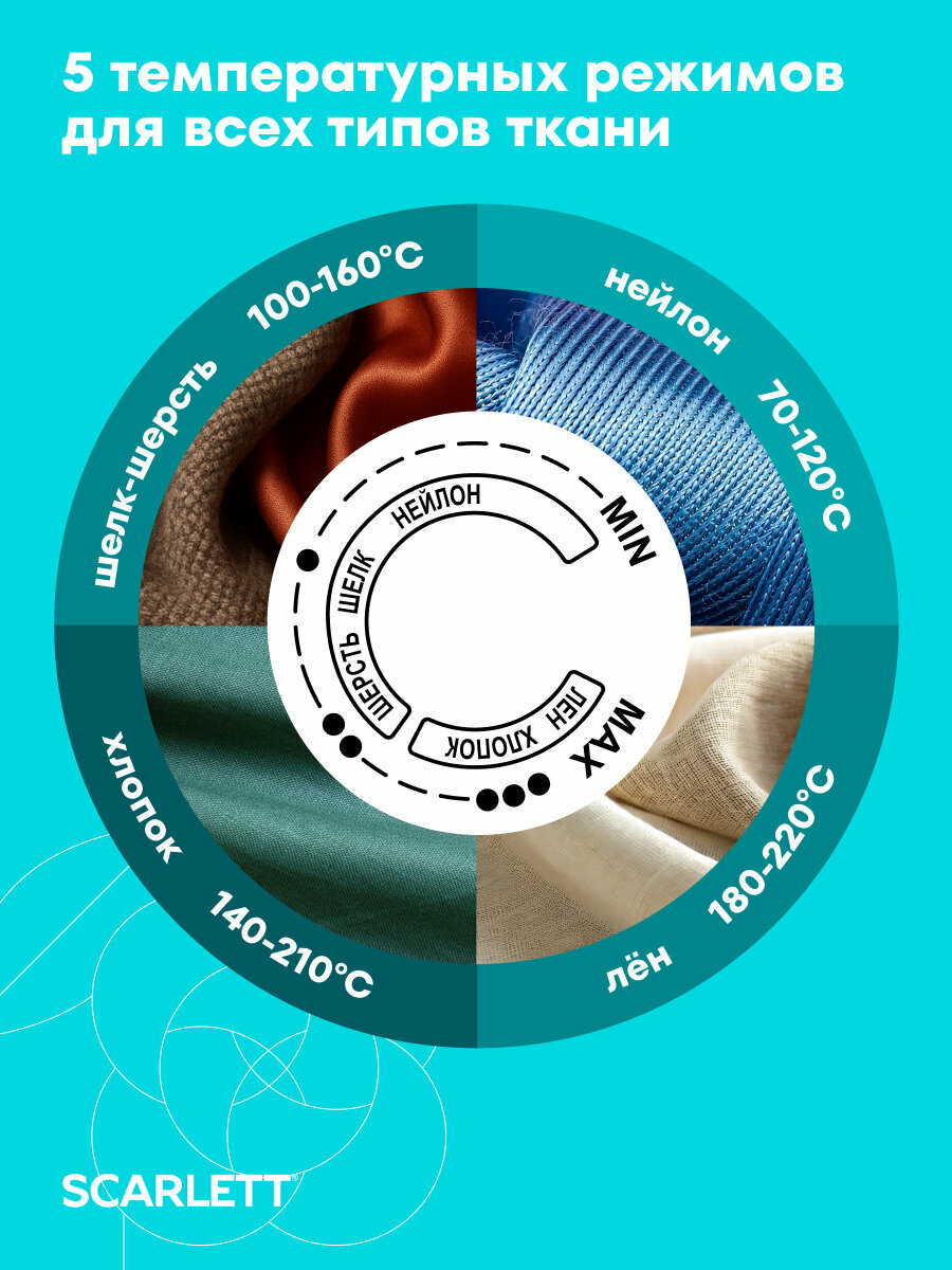 Утюг 2000 ВТ Scarlett SC-SI30K62 — фото 1