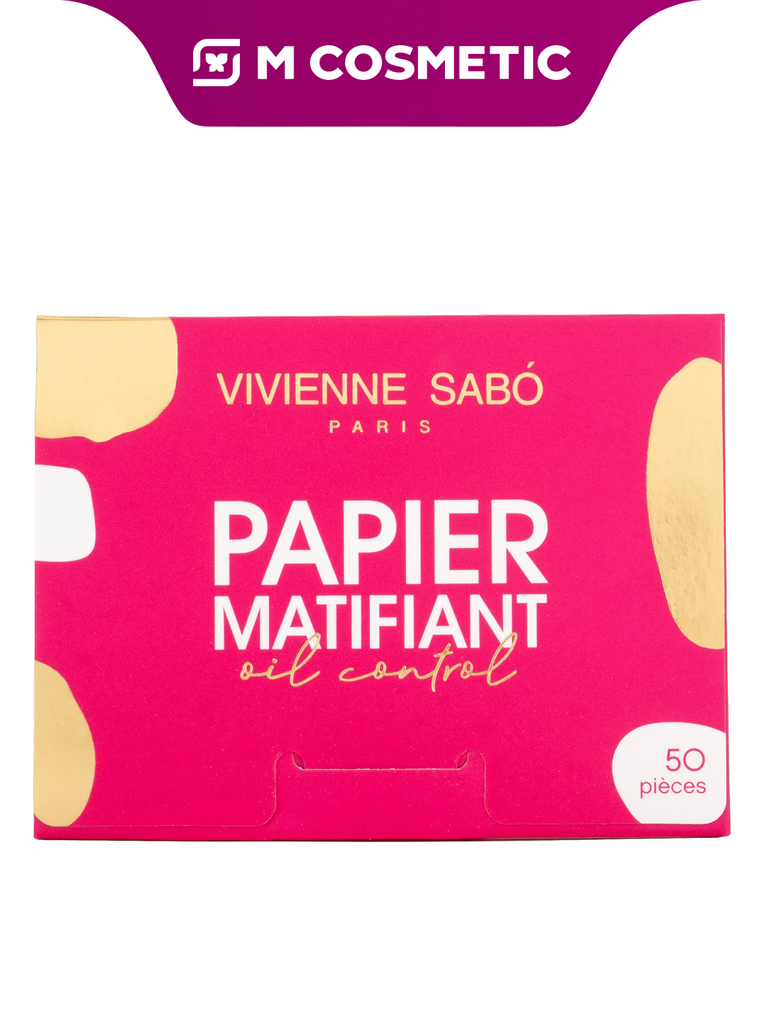 Матирующие салфетки для лица VIVIENNE SABO Blotting Paper, 50 шт