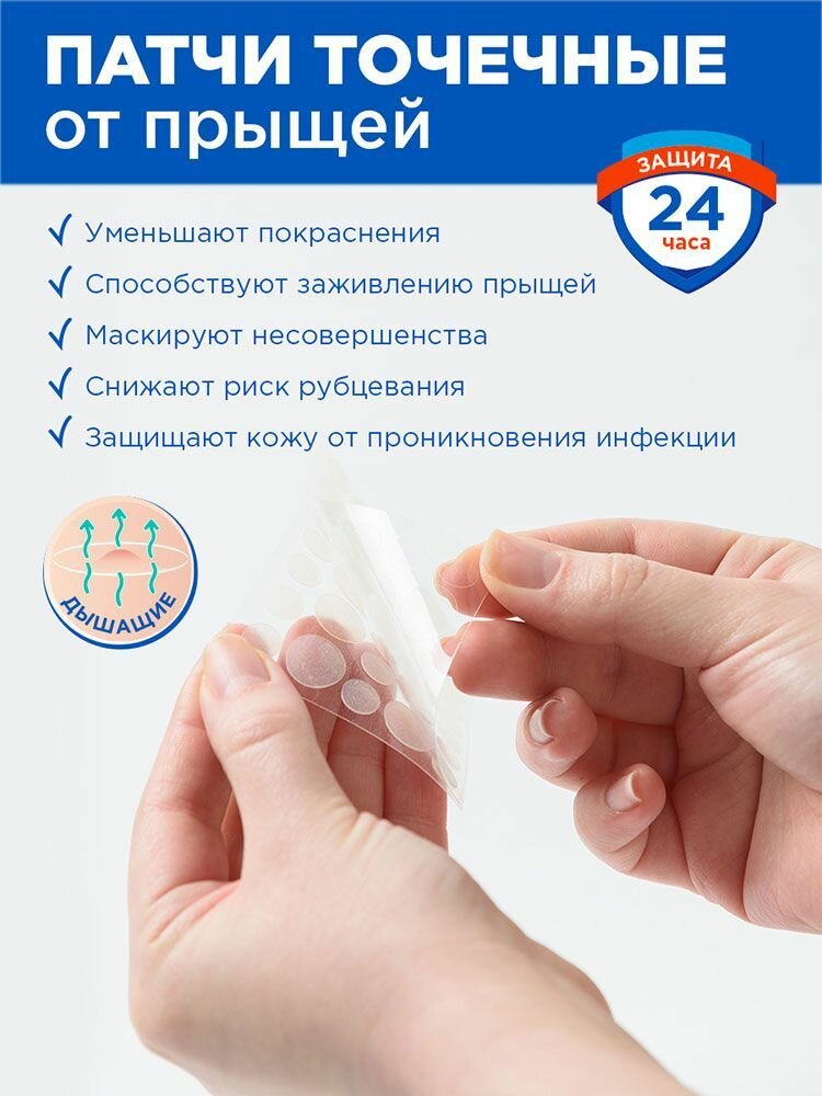 Пропеллер Патчи точечные от прыщей 36шт. — фото 1