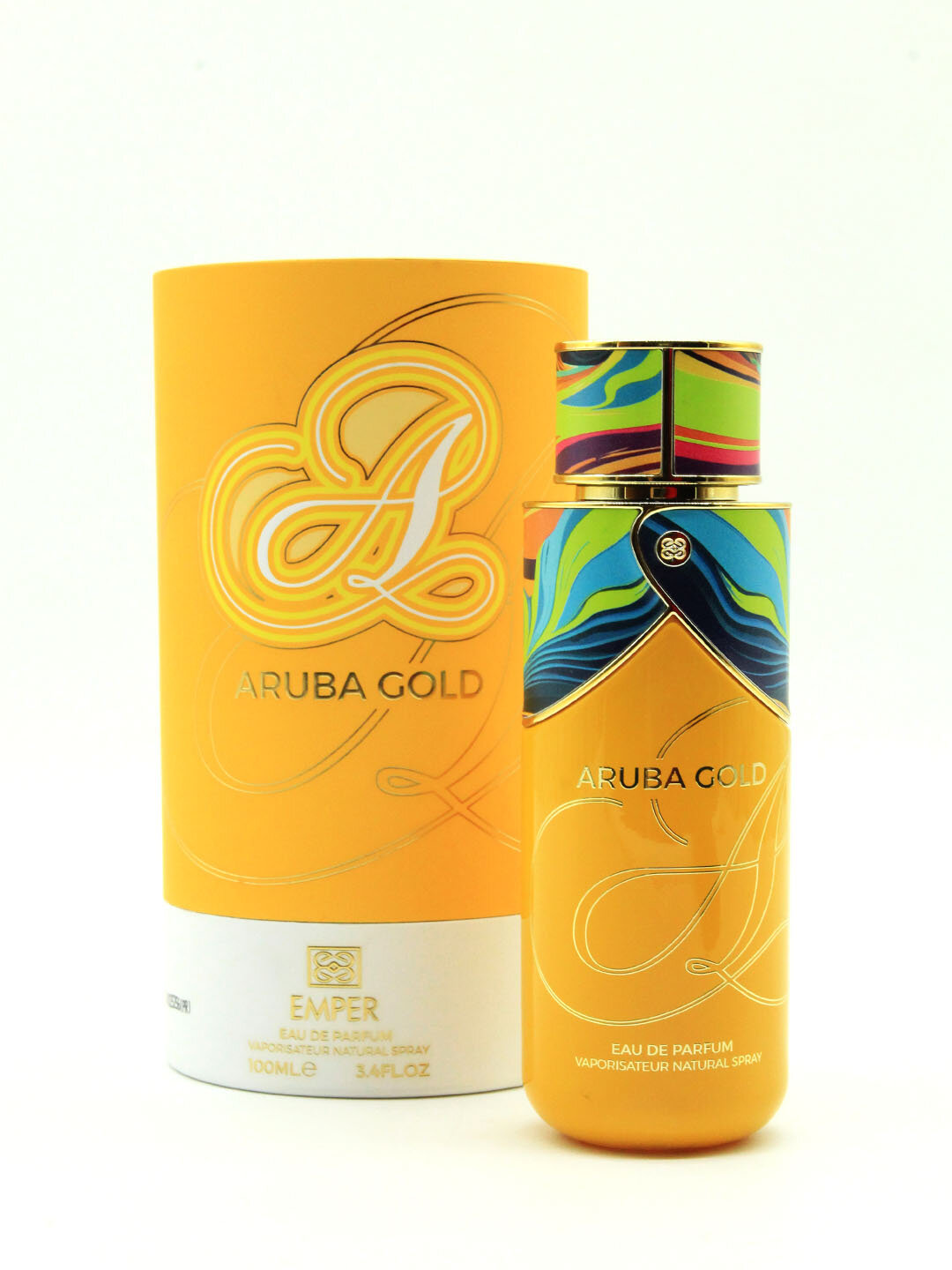 Emper Aruba Gold мужской парфюм EDP — древесно-амбровый, шлейфовый 100 мл