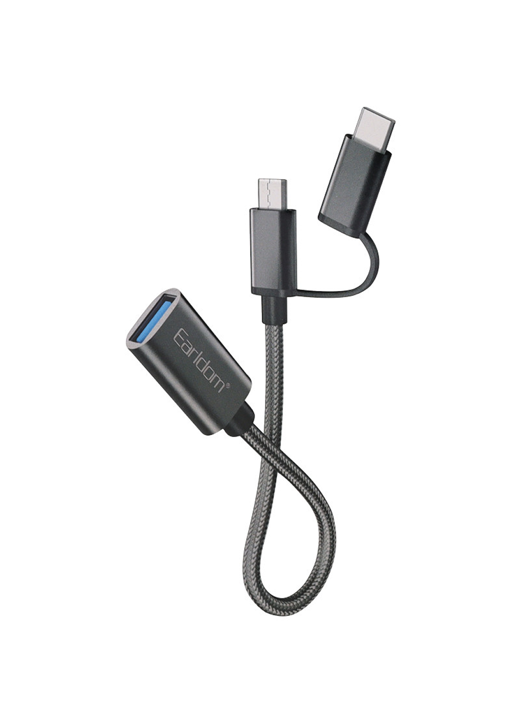 Earldom OT84 — это OTG-адаптер для подключения USB-устройств к смартфону или планшету.