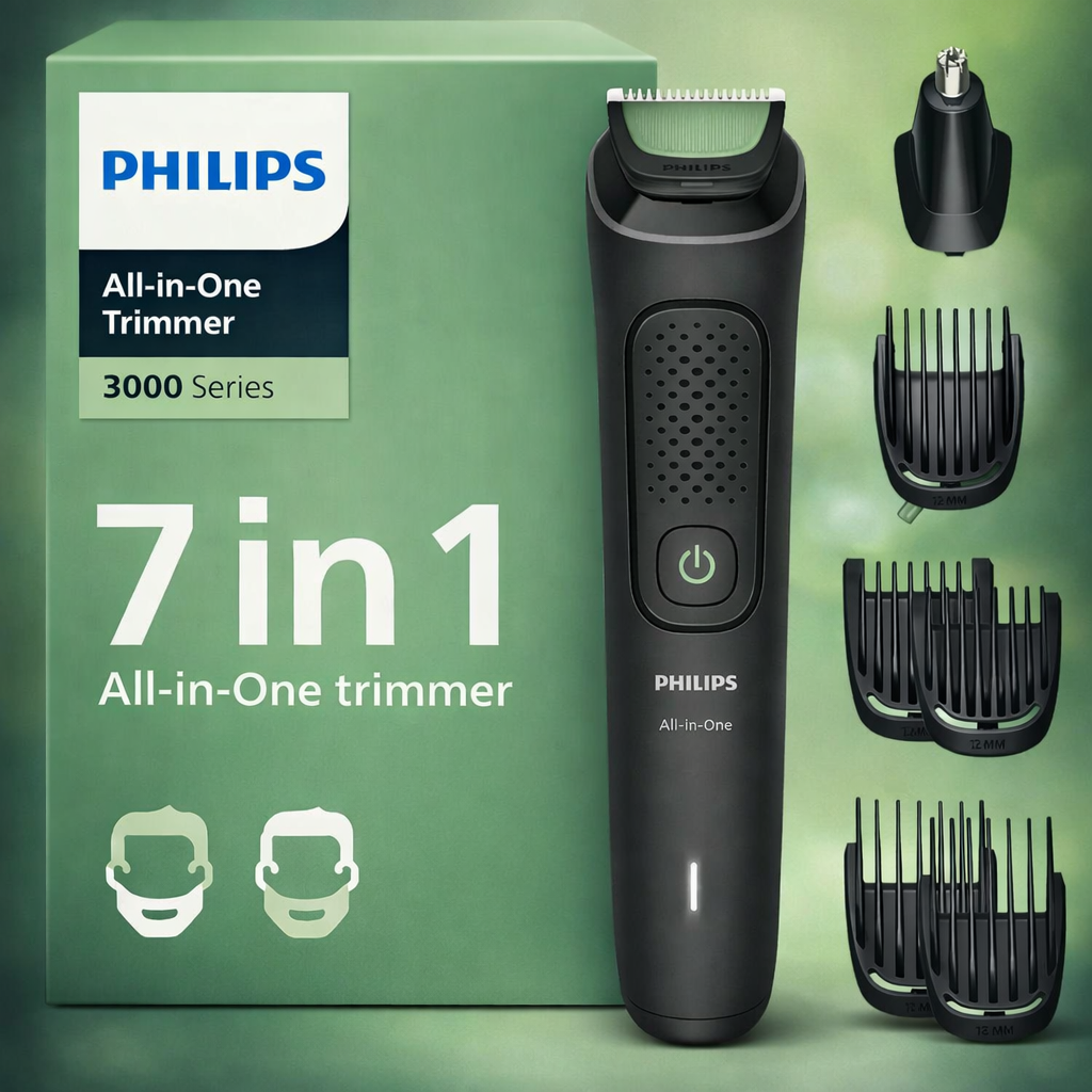 Триммер Philips MG3930, для бороды, волос, носа, ушей, нержавеющая сталь