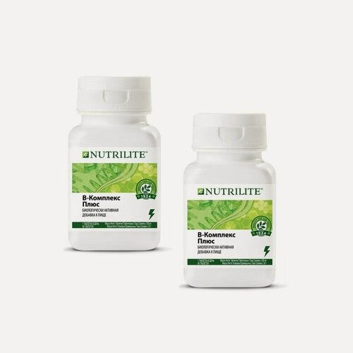 Изображение товара AMWAY "Набор из 2х" NUTRILITE B-комплекс плюс, 60 таб (Таблетки массой 530 мг)