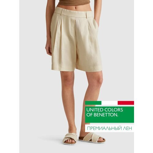 фото Шорты united colors of benetton, размер xs, бежевый