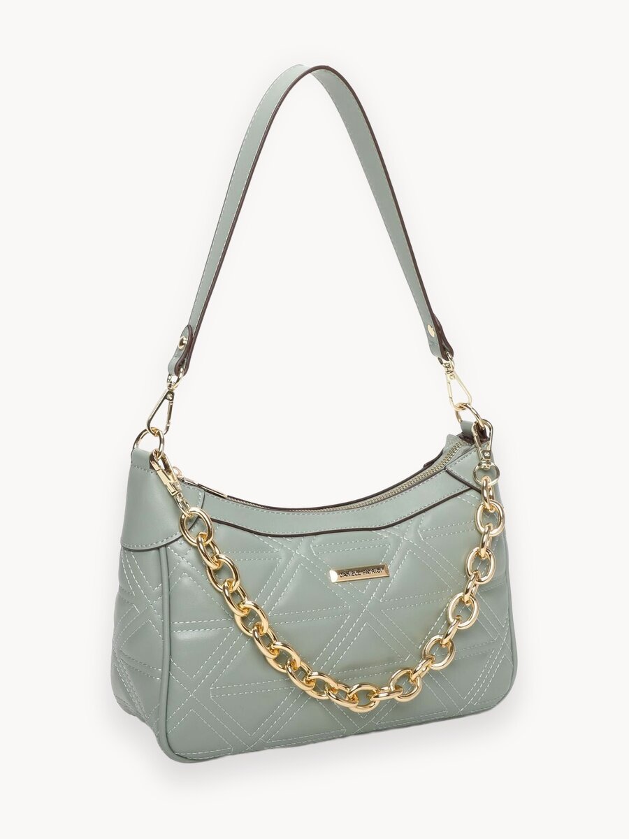 Сумка багет Daniele Patrici, зеленый