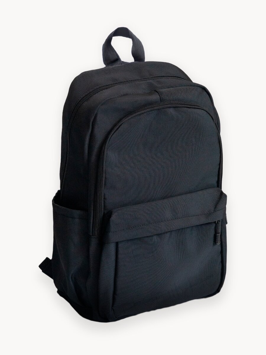 Рюкзак чёрный спортивный городской унисекс ( мужской женский)